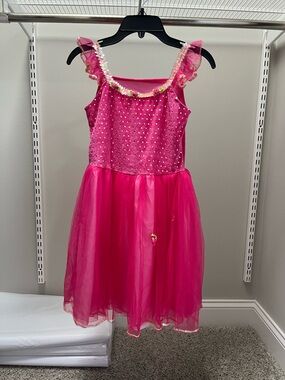 Expressions Hot Pink Sequin Tulle Princess Party Dress